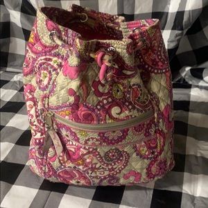 Vera Bradley pink/cream backpack